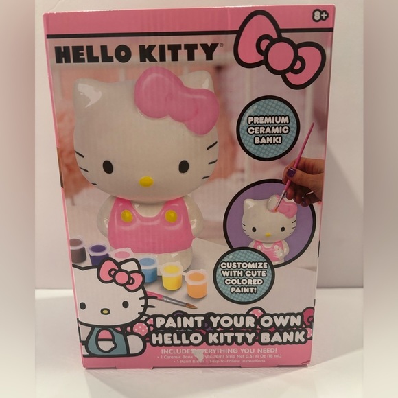 Hello Kitty Toys Hello Kitty Horizon Group Usa Paint Your Own Piggy
